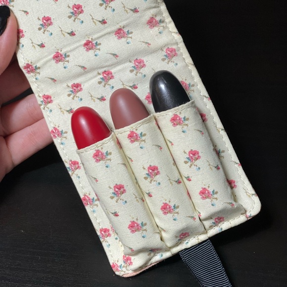 Gucci Beauty Cosmetics Pink Makeup Lipstick Pouch - Picture 4 of 6
